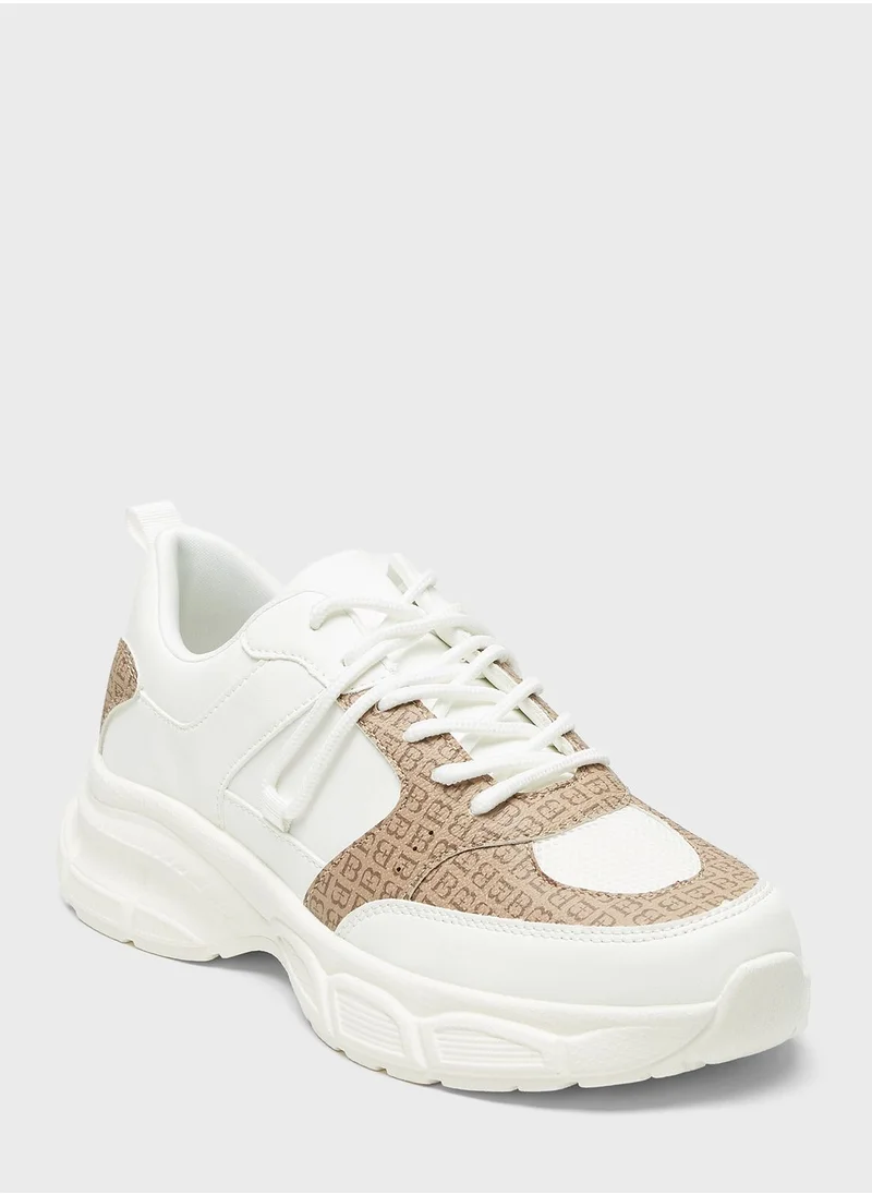 شو اكسبرس Lace Up Low Top Sneakers