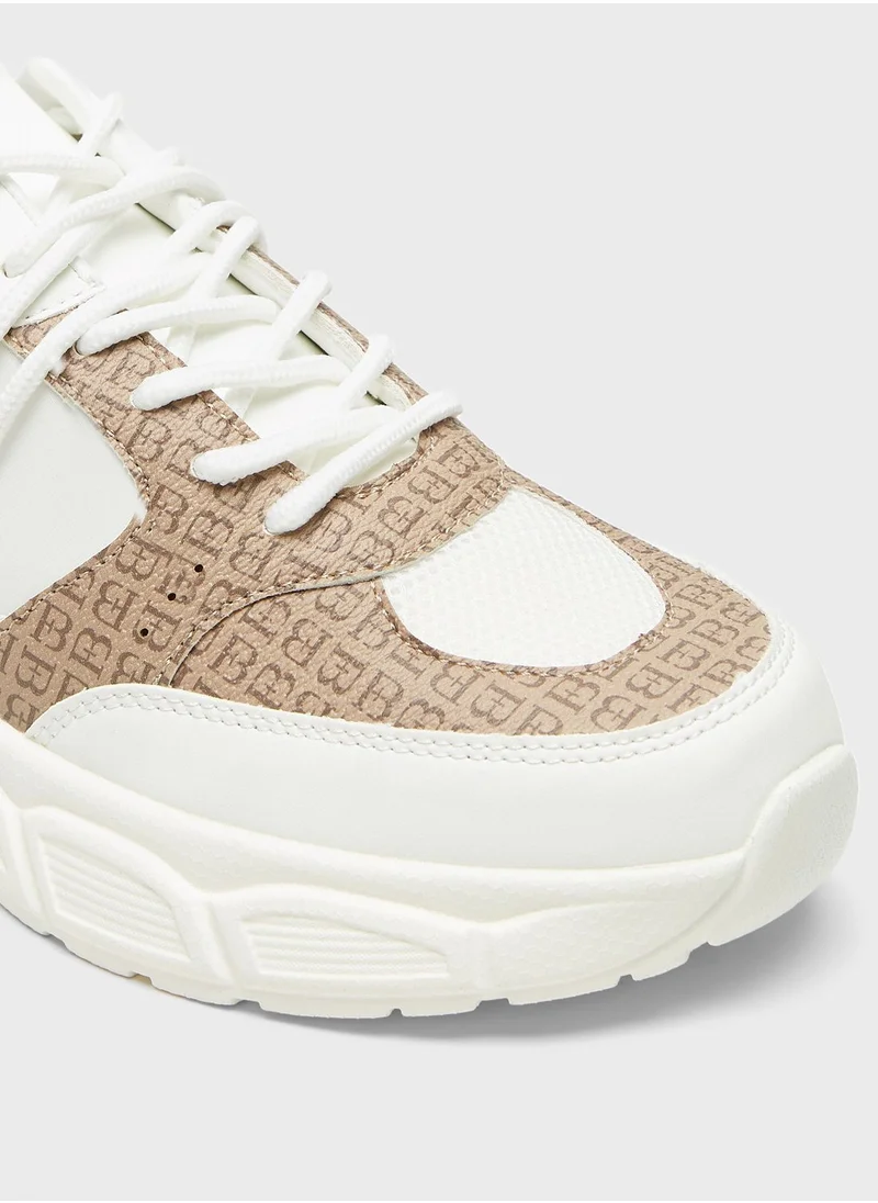 شو اكسبرس Lace Up Low Top Sneakers