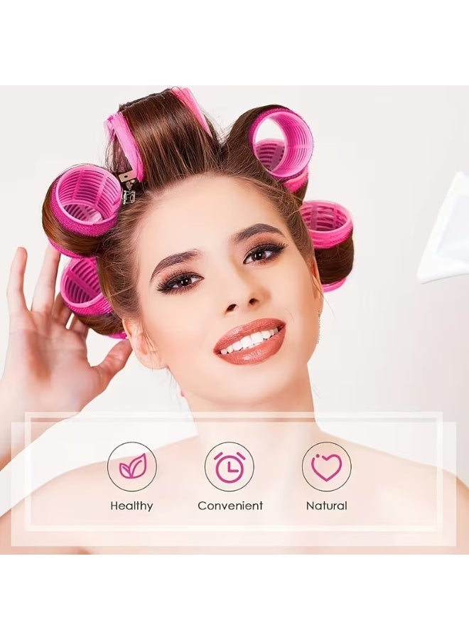 Rozino 12Pcs Self Grip Hair Curlers Rollers for DIY Styling - Image 3