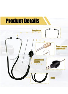 Mechanic Stethoscope, Automobile Cylinder Stethoscope Noise Abnormal Sound Diagnostic Instrument Auto Stainless Steel Mechanic Listening equipment Hearing Tool Repair Set Kit - pzsku/ZF353BDD20EDA71D7C5A3Z/45/_/1692089019/e5e26c7d-c510-40f5-b981-743d19de8a1b