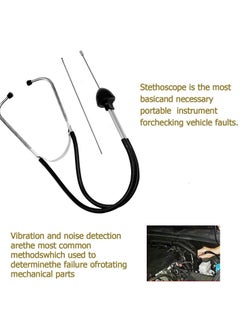 SYOSI Mechanic Stethoscope, Automobile Cylinder Stethoscope Noise Abnormal Sound Diagnostic Instrument Auto Stainless Steel Mechanic Listening equipment Hearing Tool Repair Set Kit  - Image 3