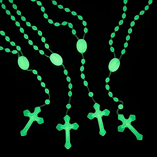JUXINGDAZYF 17'' luminous in the dark rosary, imported from Italy - 12 rosary set (Luminous) - Image 3