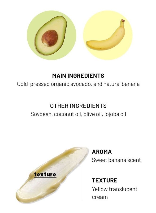 Rated Green - Avocado Nourishing Scalp Pack, Softening Hair Repair Mask and Scalp Mask for Dry Itchy Scalp, Tube - 6.76 fl. oz. Cold Pressed Organic Avocado with Natural Banana - Image 5
