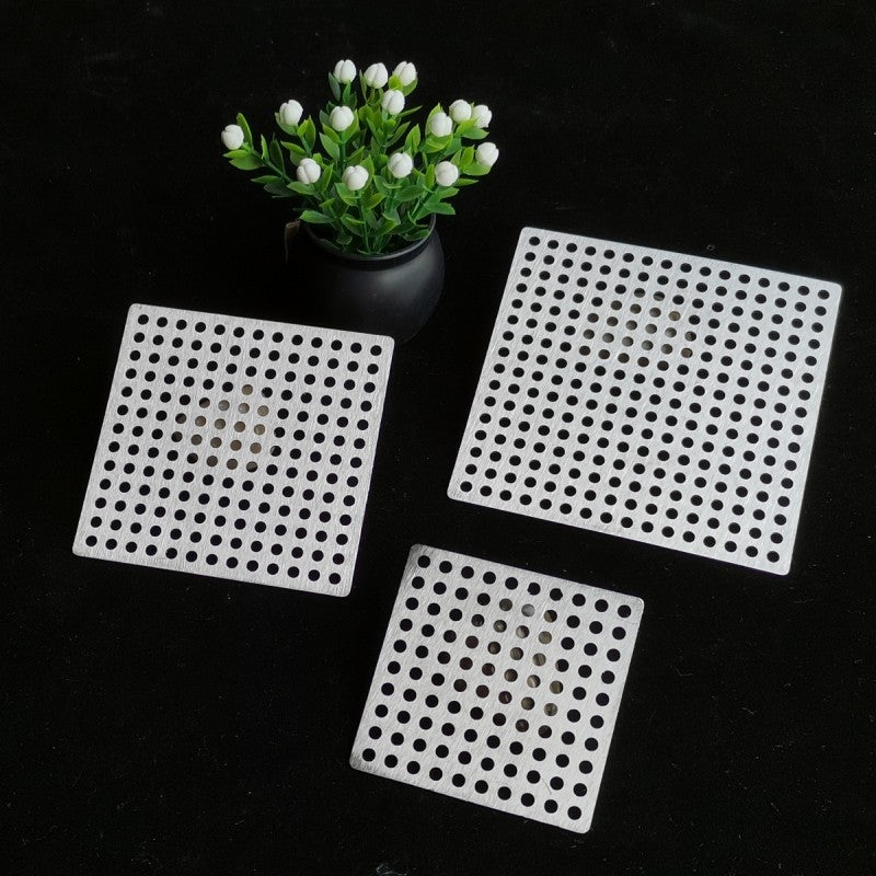 Square Stainless Steel Floor Drain Filter Insect-Proof Cover Square Sewer Cover Bathroom Bathroom Anti-Hair - Image 4