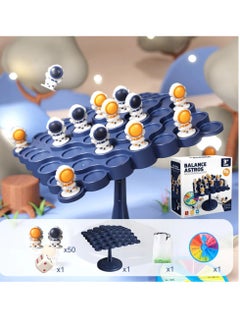 Generic Interactive Spaceman Balance Board Tabletop Game for Kids - Educational Parent-Child Toy with Astronaut Figurines, Focus Training Brain Puzzle, Durable Jenga Style Game for Ages 3-6  - Image 2