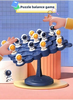 Generic Interactive Spaceman Balance Board Tabletop Game for Kids - Educational Parent-Child Toy with Astronaut Figurines, Focus Training Brain Puzzle, Durable Jenga Style Game for Ages 3-6  - Image 5