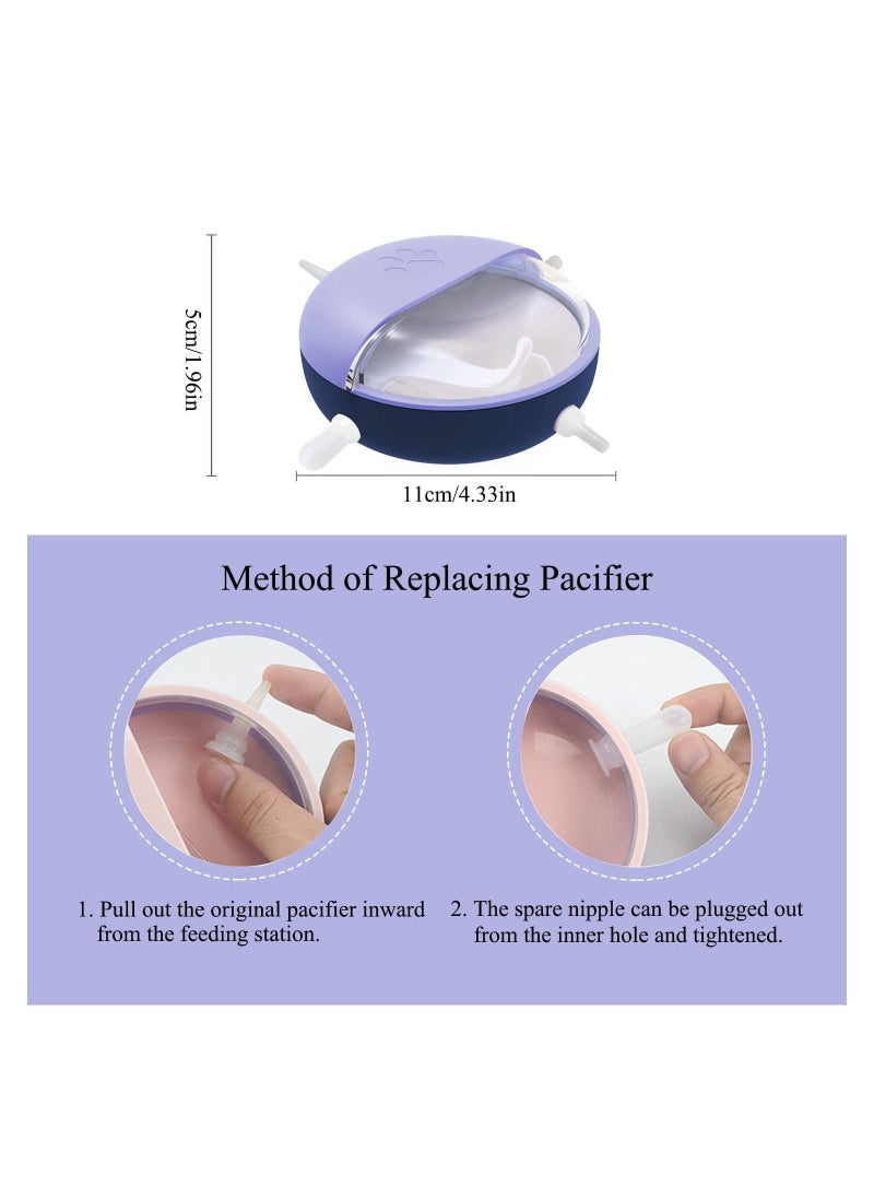 Puppy Nursing Station Silicone Pet Pacifiers Milk Feeder Feeding Bowl for New Born Puppies Kitten Cats Dog Rabbits 180ML - Image 4