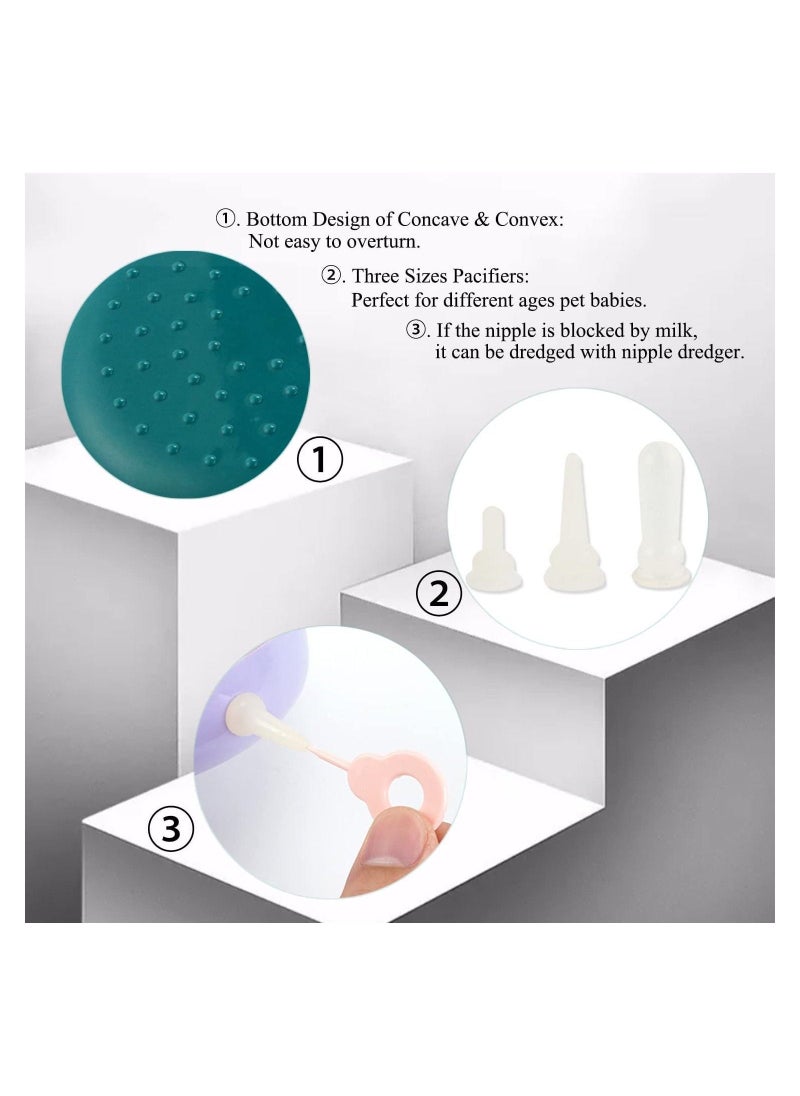 Puppy Nursing Station Silicone Pet Pacifiers Milk Feeder Feeding Bowl for New Born Puppies Kitten Cats Dog Rabbits 180ML - Image 5