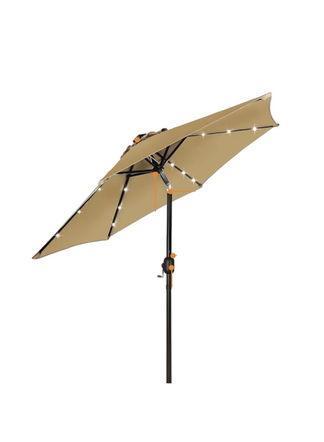 Tilt Solar Umbrella Light Khaki 2.7 m HDP-493-KHAKI