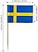 JAVD CYPS 100 Pcs Sweden Swede Toothpick Flags Mini Stick Cupcake Toppers Country Picks Party Decoration - Image 4