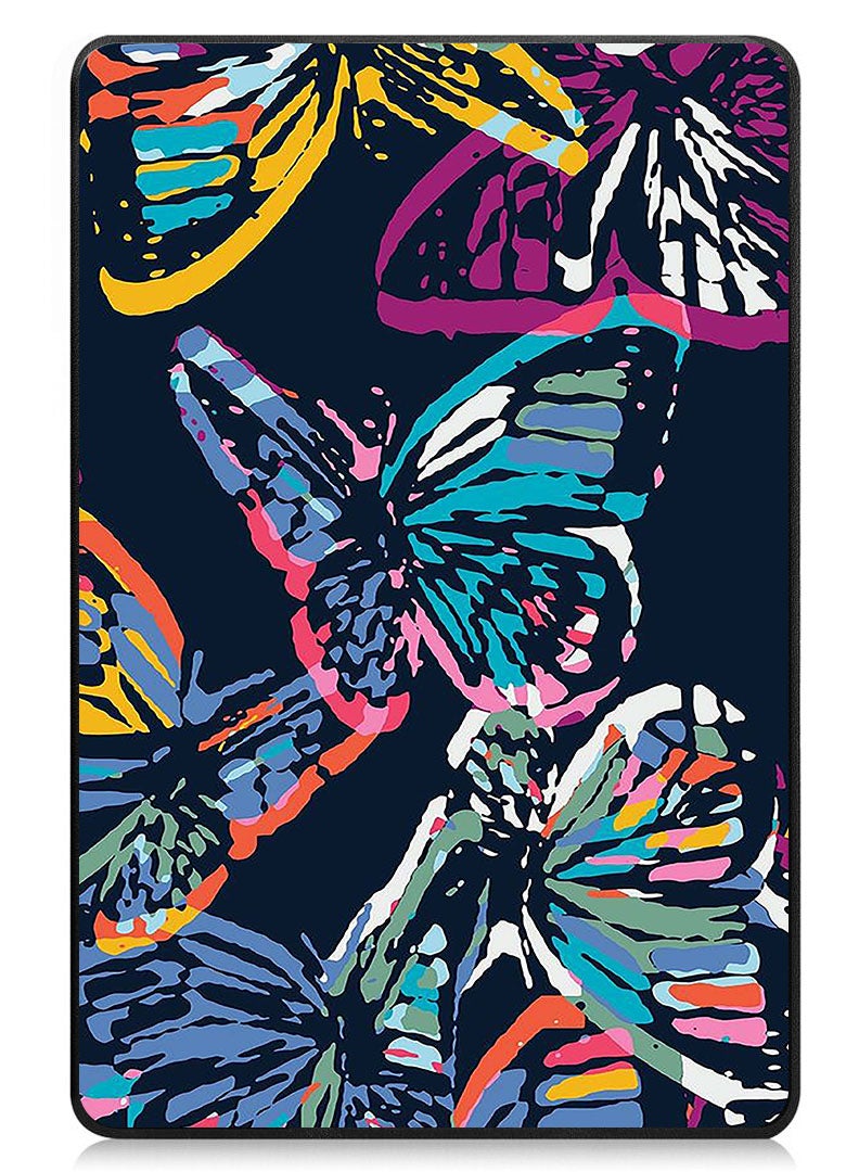 Theodor Protective Flip Case For OnePlus Pad 2 (2024) & OnePlus Pad Pro (2024) With Trifold Stand Auto Wake Sleep Shockproof Cover Butterflies 1 - Image 1