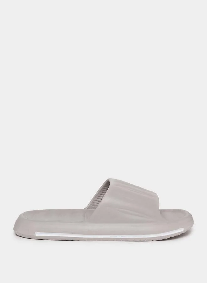 Styli Abstract Design Foam Sole Open Toe Slides