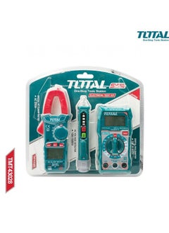 TOTAL T0TAL TMT43028 Electrical Test Kit Digital Multimeter III 600V Digital AC Clamper Meter AC200A AC Voltage Detecter 12 1000V  - Image 4