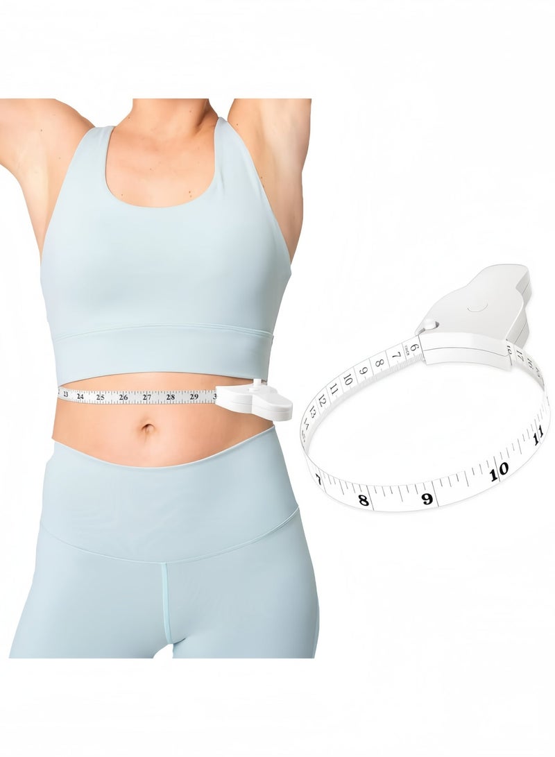 2 Pack Must-Have Automatic Retractable Body Tape Measure - Accurate Dual-Sided Ruler for Fitness, Weight Loss & Sewing - Essential Tool for Body Measurement (Waist, Arm, Leg) - Image 3