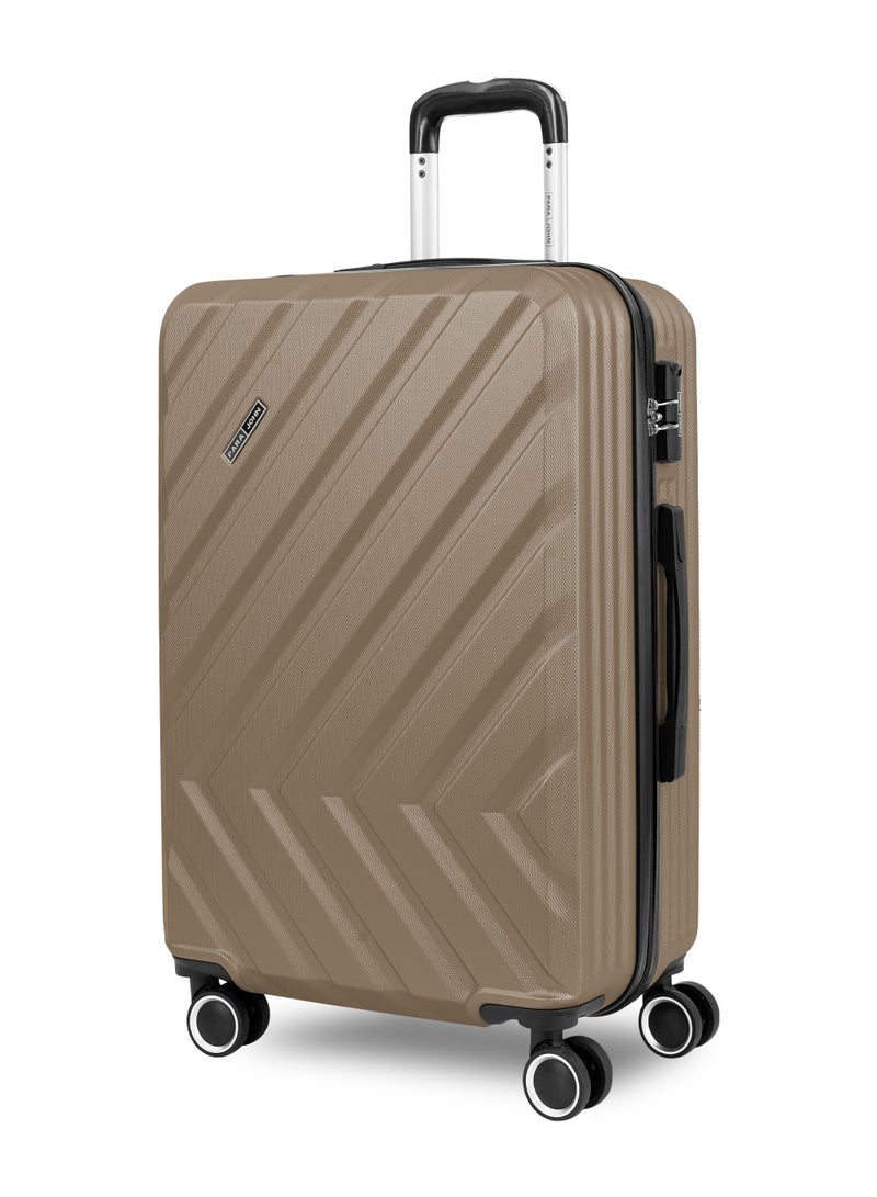 PARAJOHN Medium 24-Inch ABS  Lightweight Hardshell Luggage Trolley | carrying 3kg 4-Wheel Spinner Suitcase gold - Image 1