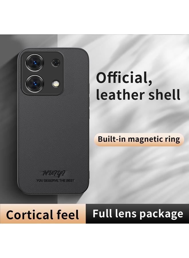 اس-توب جراب هاتف Redmi Note 13 Pro 5G من HUIYI مصنوع من الجلد المغناطيسي - Image 4