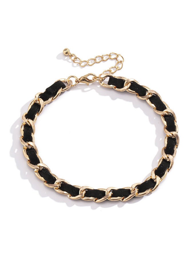 NIBEMINENT Velvet Cloth Link Chain Bracelet  - Image 1