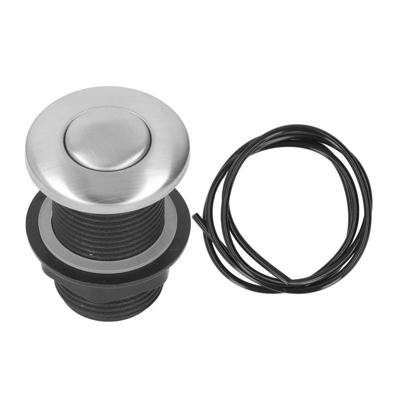 Garbage Disposal Air Switch: Stainless Steel Push Button - Waterproof Lock Design Sink Top Air Switch for Home Kitchen, Massage Bathtub, Electric Water Heater - Image 1