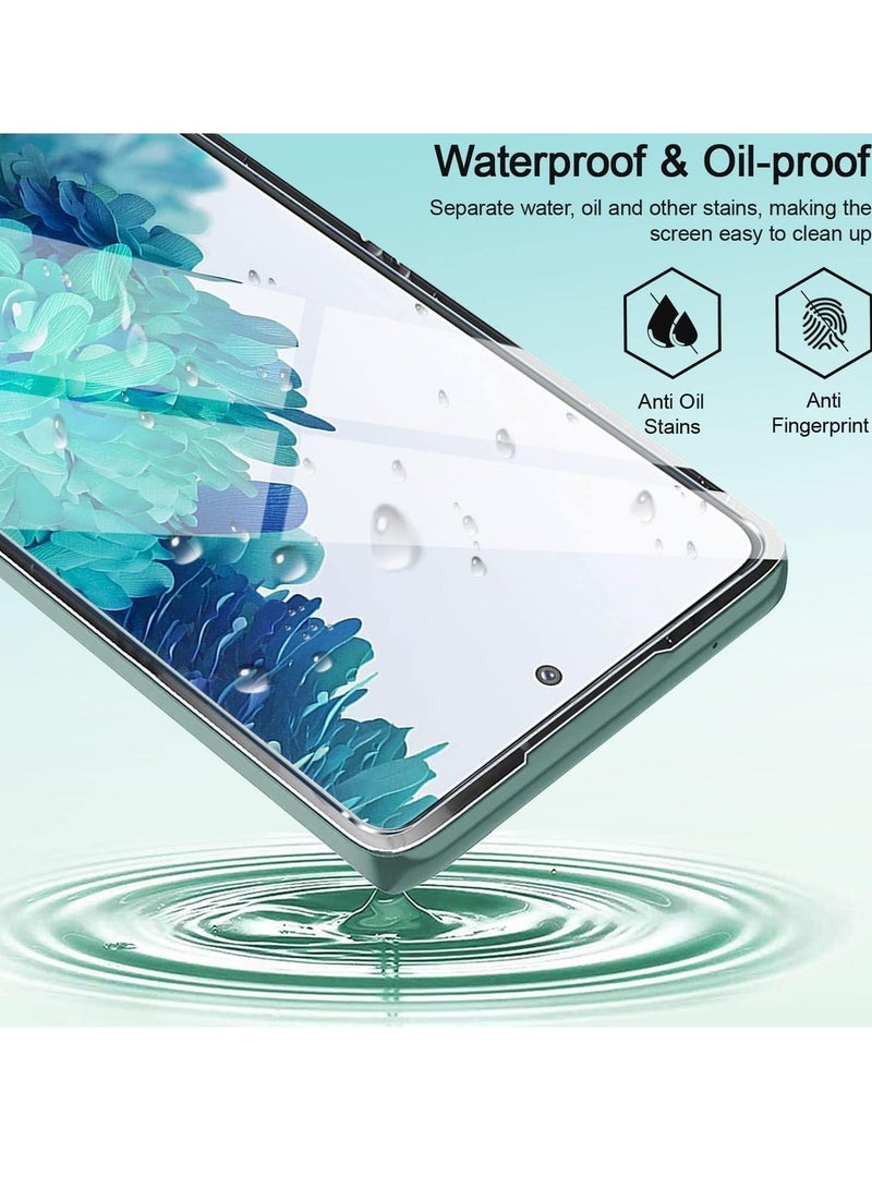 Raxoom 2 Pack 5D Clear Tempered Glass Screen Protector for Samsung Galaxy â€“ Ultra HD Display Protection, Edge-to-Edge Full Coverage, Scratch Resistant, Case Friendly, Bubble-Free Easy Installation for Samsung Phones SAMSUNG A55 - Image 5