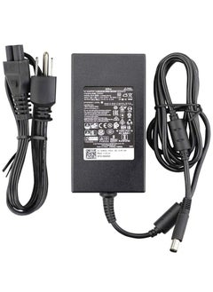 180W Laptop Charger for Dell Alienware: Power Supply Cord 15 R1 R2 Precision 17 7000 7510 7710 OptiPlex 3011 AIO M4600 M4700 M4800 74X5J JVF3V DA180PM111 USB Black