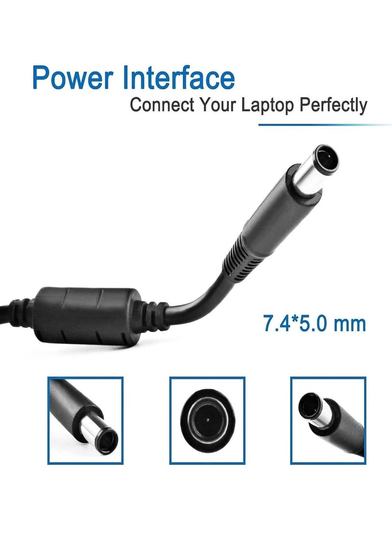 Generic - 180W Laptop Charger for Dell Alienware: Power Supply Cord 15 R1 R2 Precision 17 7000 7510 7710 OptiPlex 3011 AIO M4600 M4700 M4800 74X5J JVF3V DA180PM111 USB Black - Image 1