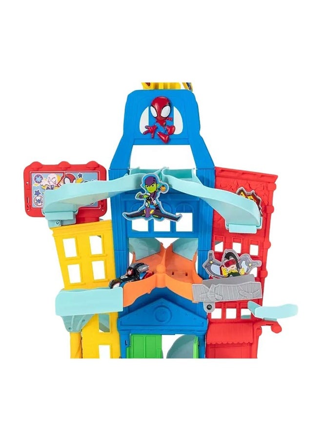 MARVEL Spidey & His Amazing Friends Metals City Track Set  - Image 1