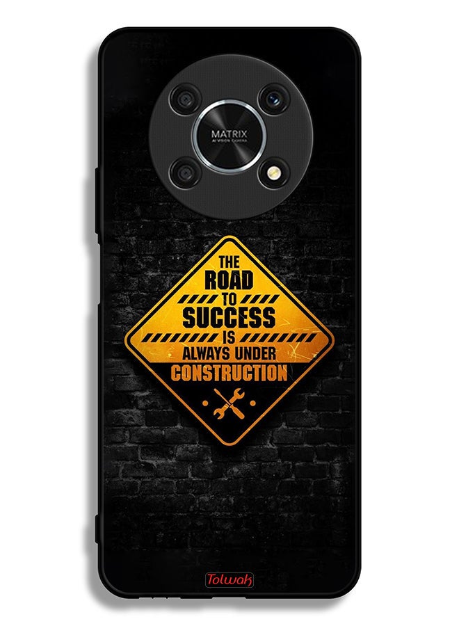 Tolwak Honor X9 5G Protective Case Cover The Road To Success Is Always Under Construction - Image 2