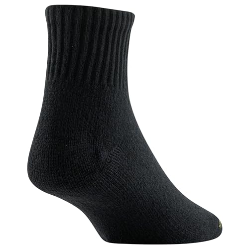 GOLDTOE Men's Ultra Tec Performance Ankle Socks, 3-Pairs, Black, Large - Image 4