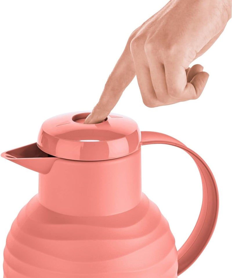 EMSA 1L Samba Wave Flask â€“ Coral Red - Image 3