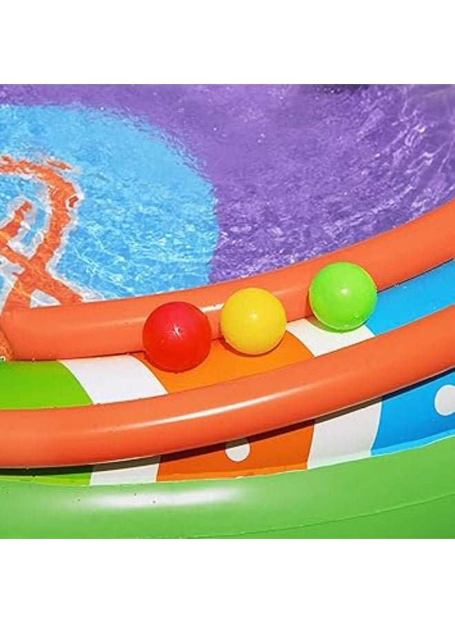 Bestway Kids Inflatable Water Park 295x190x137cm with Slide, Sprayer & Music Theme  - Image 4