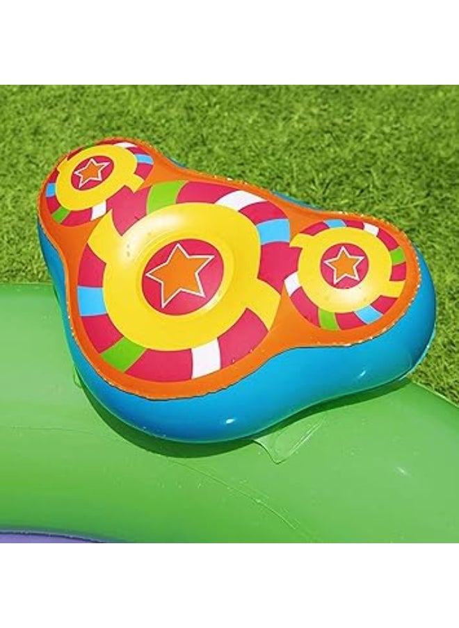 Bestway Kids Inflatable Water Park 295x190x137cm with Slide, Sprayer & Music Theme  - Image 5