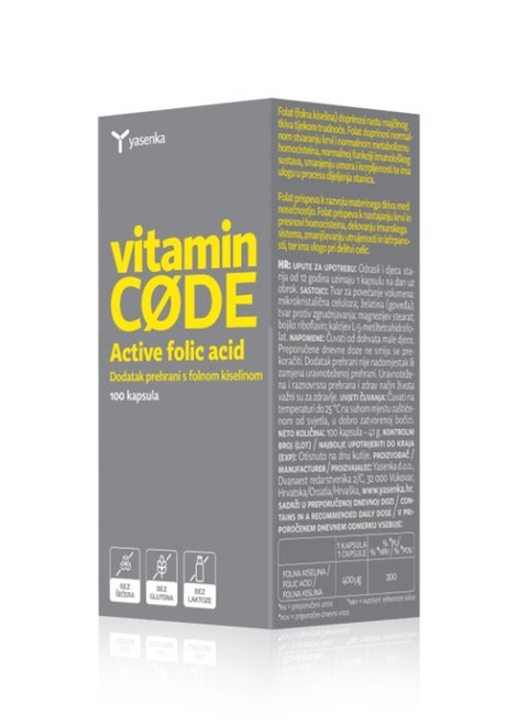 Vitamin CODE Active Folic Acid