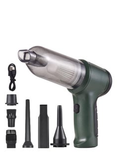 Handheld Car Vacuum Handheld Cordless Cleaner Portable Mini Air Duster & Hand Pump With 9000Pa Strong Suction USB Charge for Pet Hair Dust Gravel Cleaning Home Office