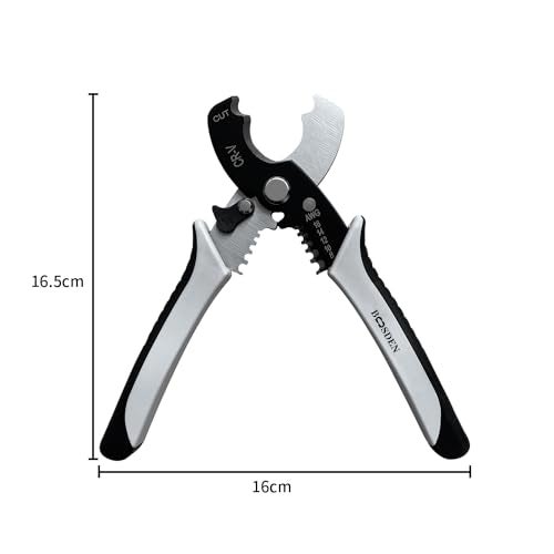 BOOSDEN Wire Cutters Stripper, BOOSDEN 8 inch Cable Cutters, Awg Wire Cutters,Precision Wire Stripper,Heavy Duty Cable Cutters, Spring Cable Cutting Pliers for Aluminum Wire,Communications Cable Cutting - Image 2