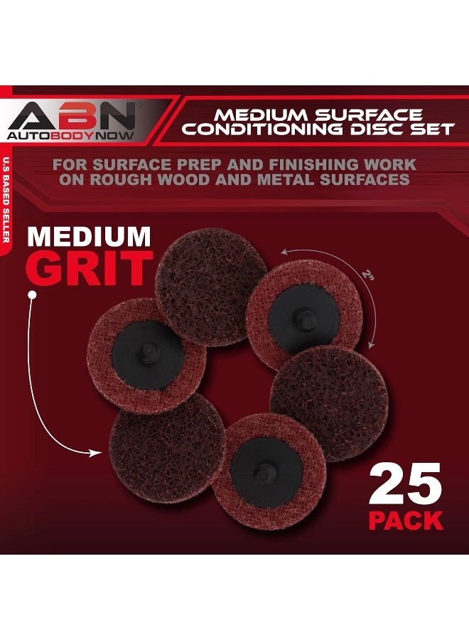ABN Surface Conditioning Discs - 2in, Medium Grit, 25-pack, Best Value - Image 2