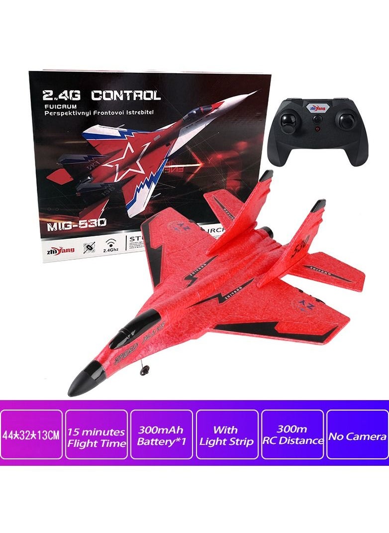 AROAQ RC Foam Aircraft Remote Control Airplane Foam Toys for Children ZY530 Red  - Image 1