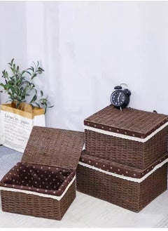 FFD Handcrafted Elegance Wicker Rattan Storage Solutions for Organized Living
