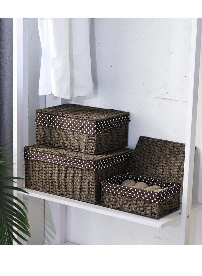 Generic - FFD Handcrafted Elegance Wicker Rattan Storage Solutions for Organized Living - Image 1