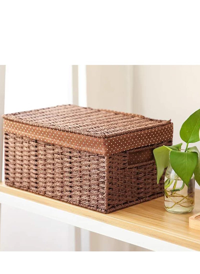 Generic - FFD Handcrafted Elegance Wicker Rattan Storage Solutions for Organized Living - Image 1