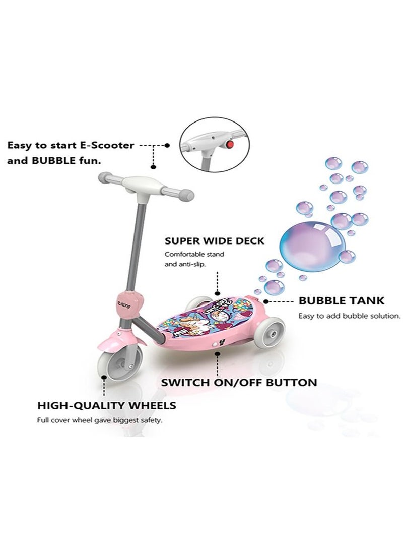 G bubbles kids electric kick scooter - pink