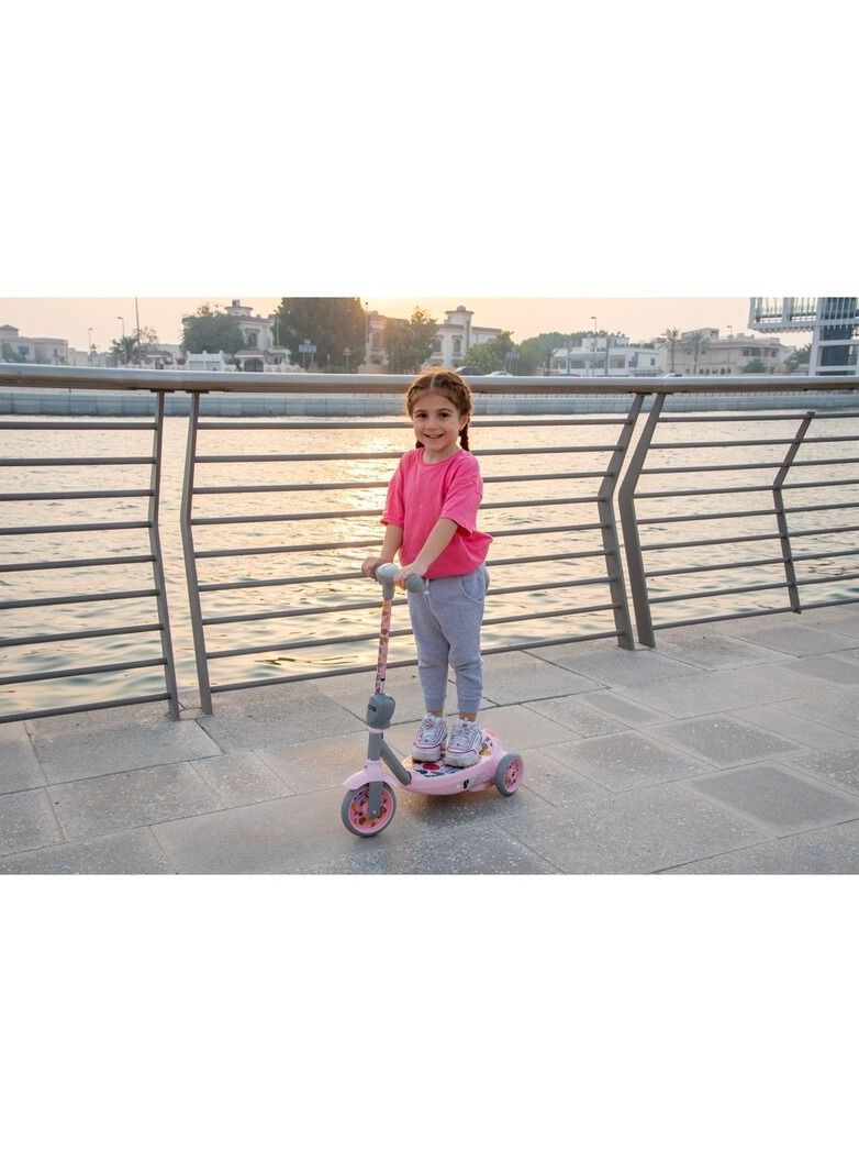 G bubbles kids electric kick scooter - pink