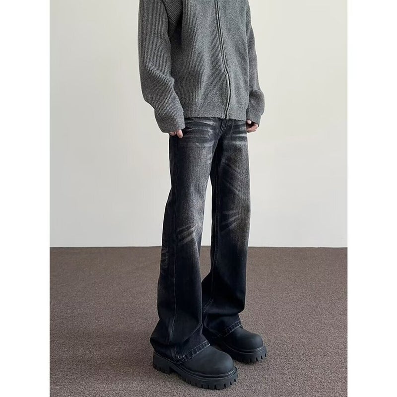 Unisex Classic Denim Jeans Loose Fit Daily Outdoor Wear - Image 1