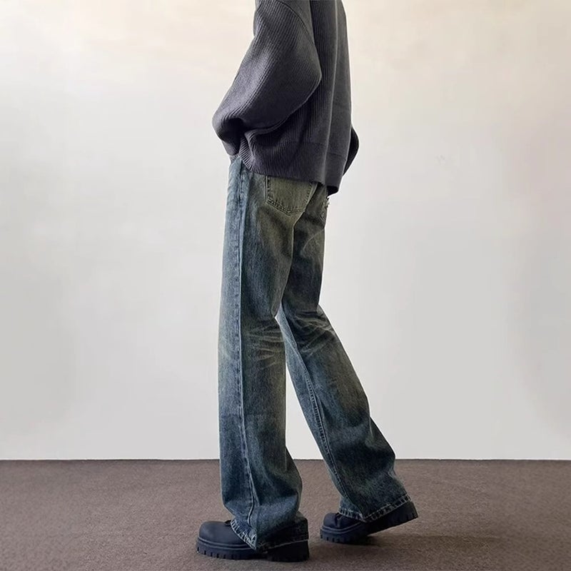 Unisex Classic Denim Jeans Loose Fit Daily Outdoor Wear - Image 5
