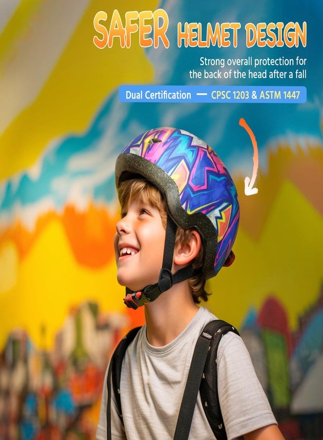 MOUNTALK Toddler Bike Helmet,Adjustable Kids Helmets from Infant/Toddler/Baby to Children Girls and Boys, Age 1-3/2-4 Years Old (Cyberpunk, XS) - Image 2