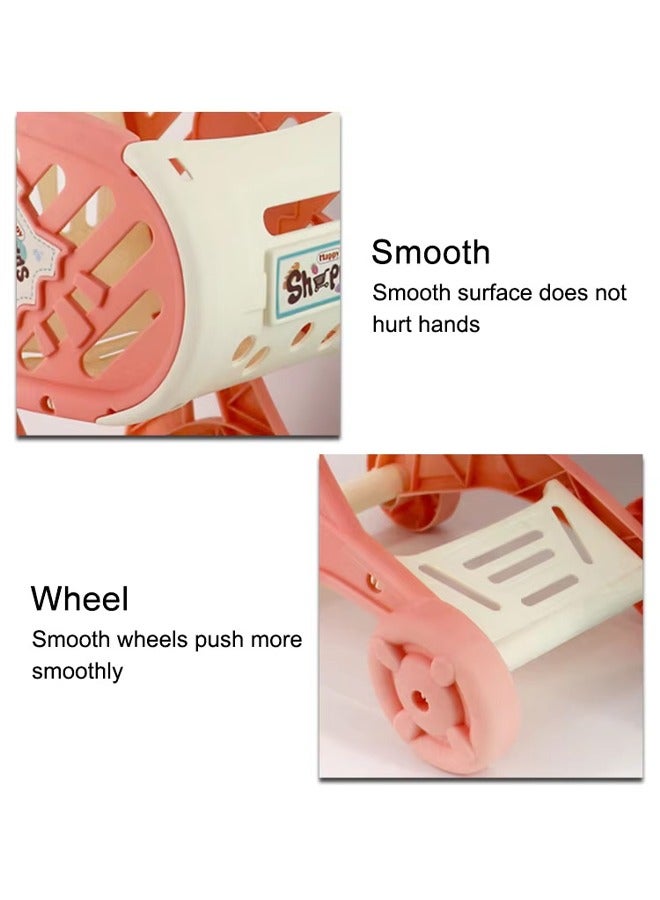 Shopping Cart Trolley Toy,Kids Shopping Cart Toy for Pretend Play and Role-Playing,Shop Toys and Games for Boys and Girls,Mini Supermarket Cart Pretend Play Set for Kids  - Image 5
