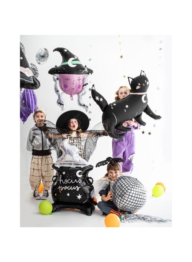 PartyDeco Foil balloon Witch, 73,5x101 cm, mix - Image 3