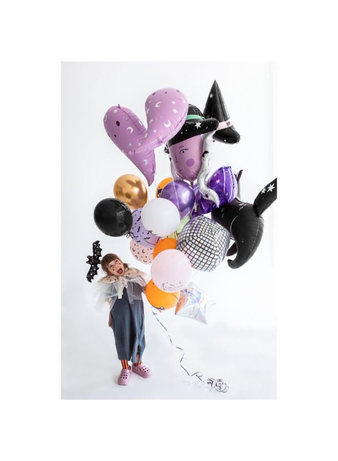 PartyDeco Foil balloon Witch, 73,5x101 cm, mix - Image 5