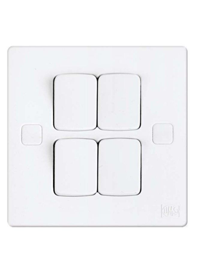 مفتاح جداري رباعي خط واحد