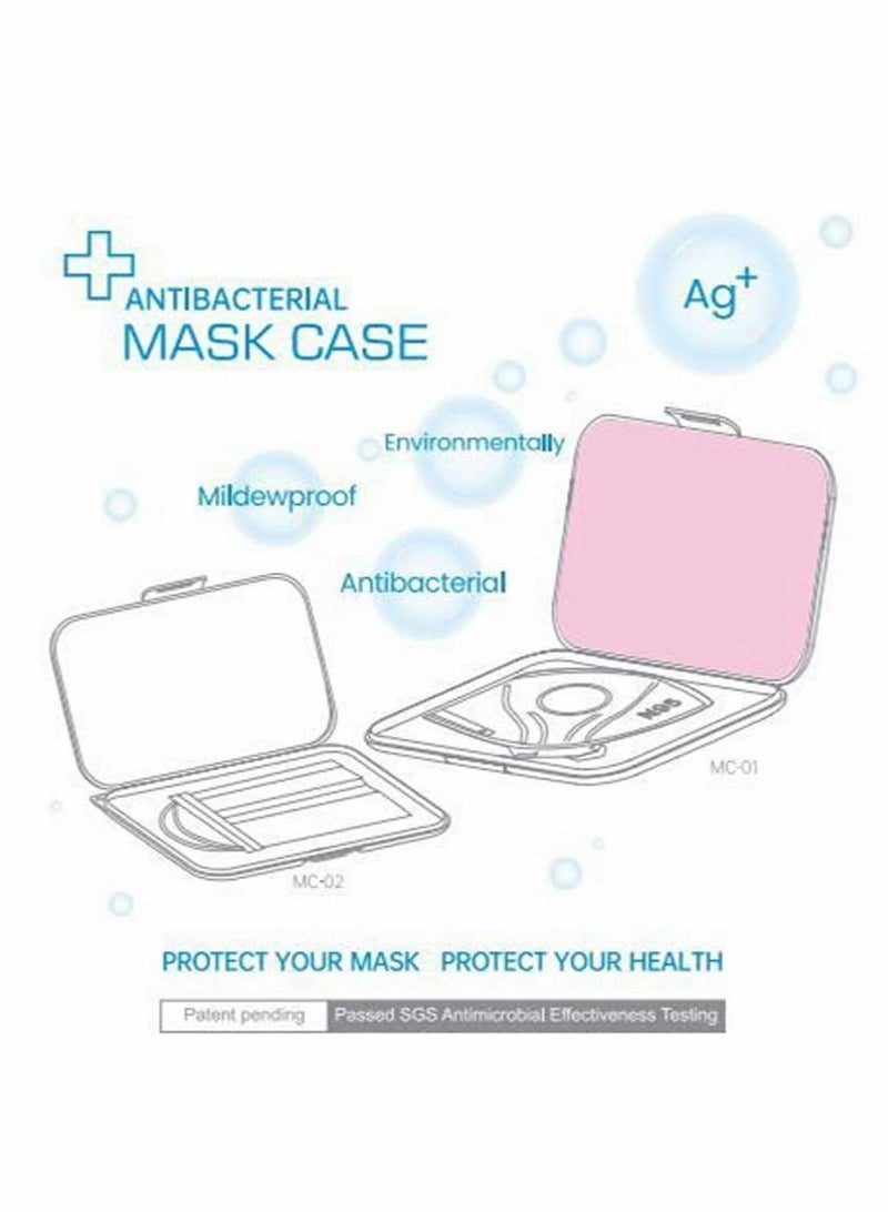 Y&D Ear Savers for Masks Portable Mask Storage Bag, Box, Face Organizer Recyclable, Dust Box Pollution Prevention 1 Pack White, Not Including - Image 3