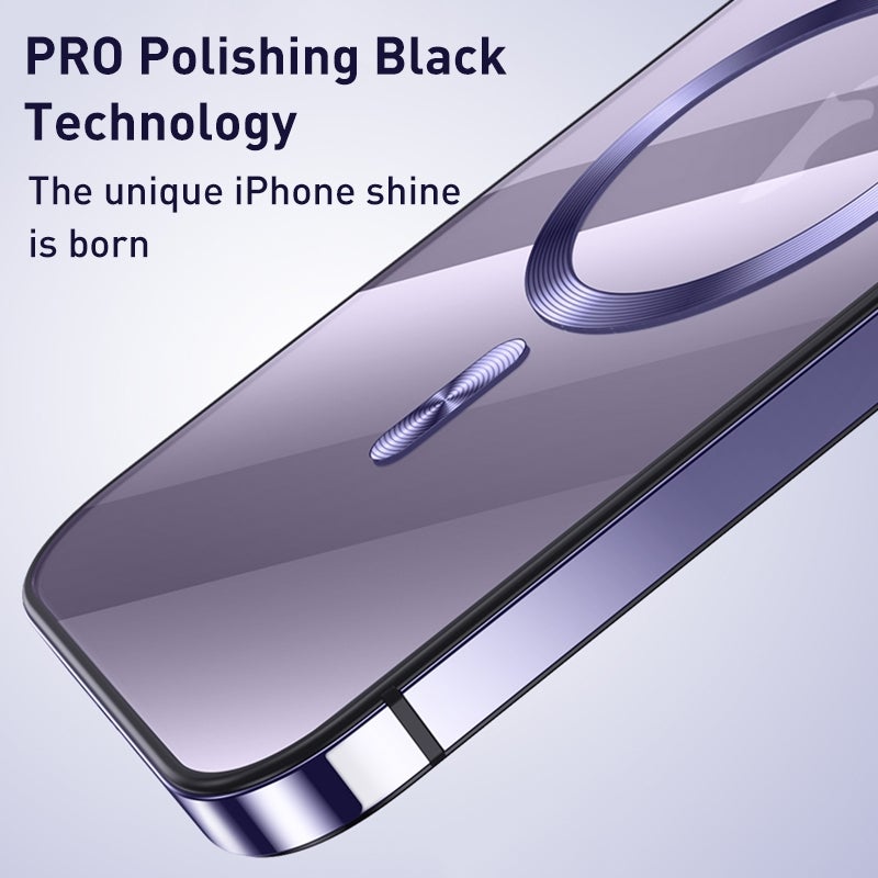 erorex For Iphone 14 Pro Max Aromatherapy Magsafe Magnetic Phone Case(Starlight Silver) - Image 3